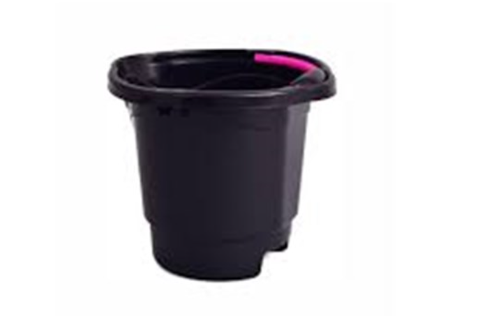 BALDE DER PLÁSTICO COR BLACK PINK ACQUA LINE 8L