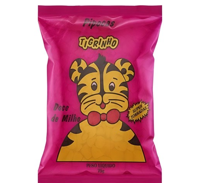 Pipoca Doce Tigrinho 75g