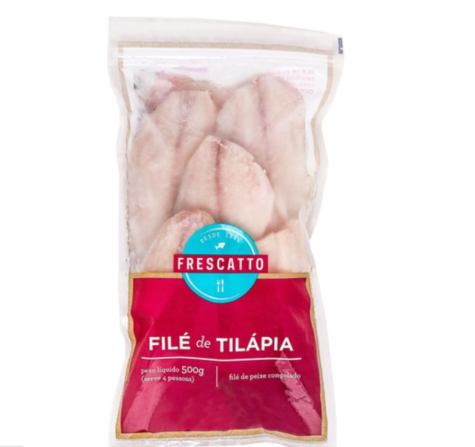 FILÉ DE TILÁPIA FRESCATTO PACOTE 500G