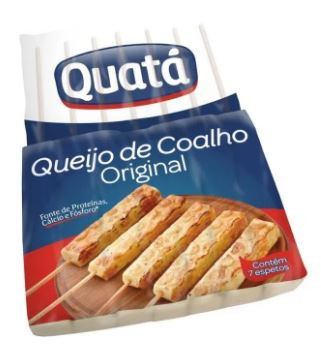 QUEIJO COALHO ESPETO COM ORÉGANO QUATÁ