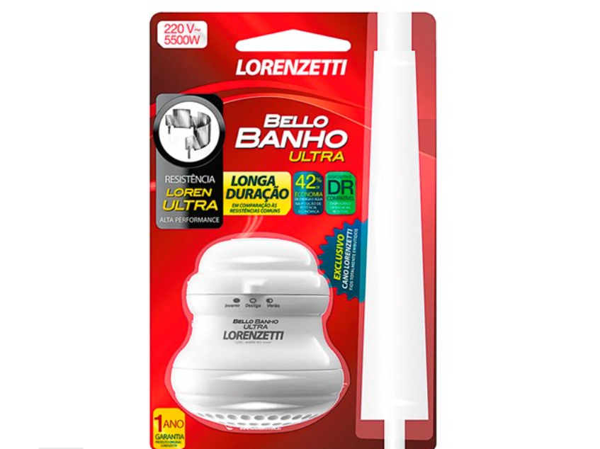 DUCHA LORENZETI BELLO BC C/CANO 220/5500