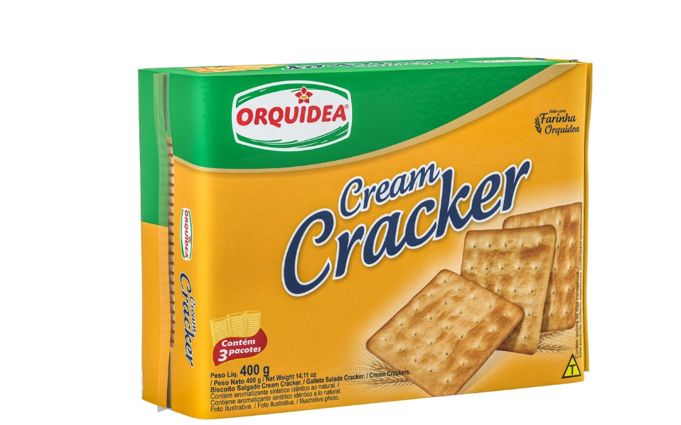 BISCOITO SALGADO ORQUÍDEA CREAM CRACKER 320G