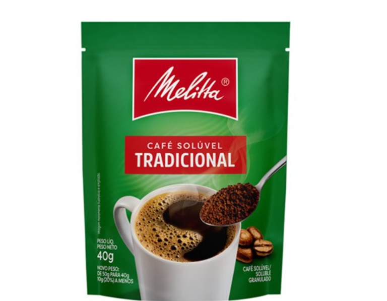 CAFE MELITTA SOLUVEL TRADICIONAL SACHE 40G