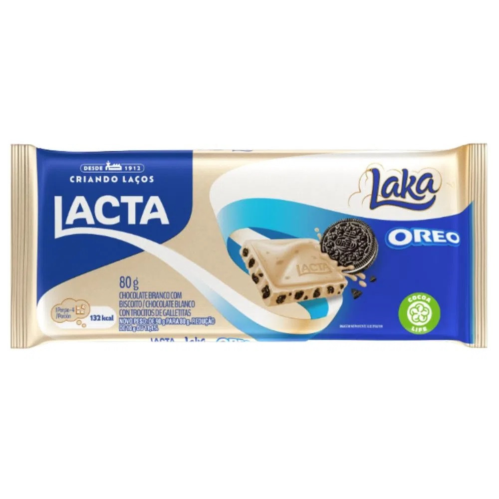 CHOCOLATE LACTA LAKA OREO 80 G