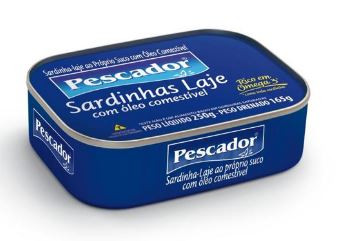 SARDINHA LAJE PESCADOR OLEO 125GR