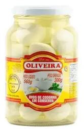 OVOS DE CODORNA EM CONSERVA OLIVEIRA VDO 300G