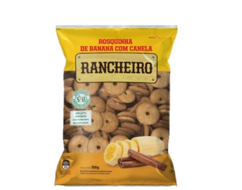 ROSQ BANANA CANELA RANCHEIRO 300GR