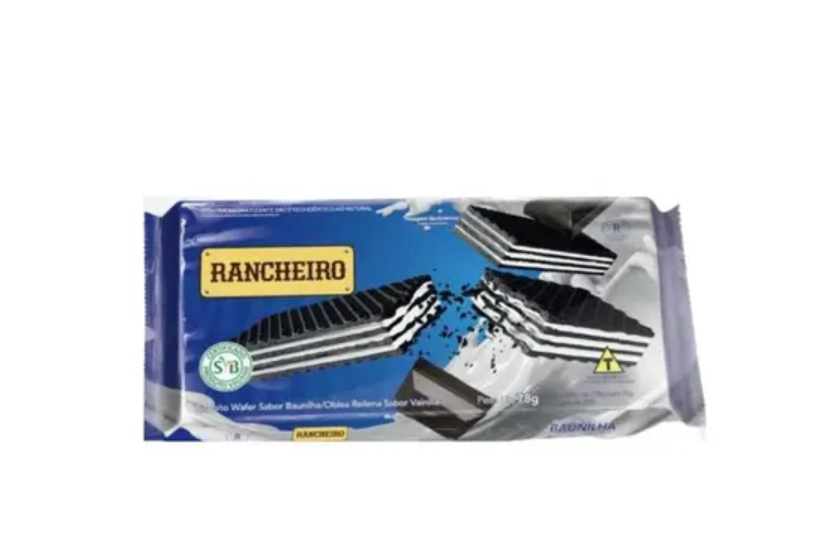 WAFER VEGETAL BAUNILHA RANCHEIRO 78G