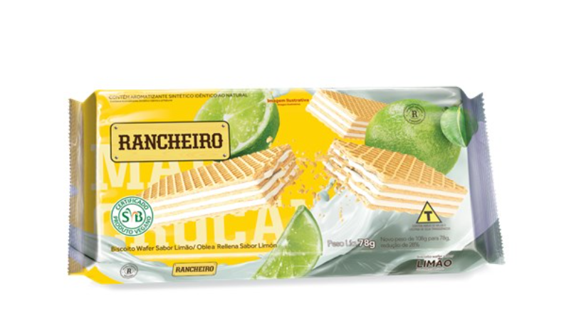 BISCOITO WAFER RANCHEIRO 78G