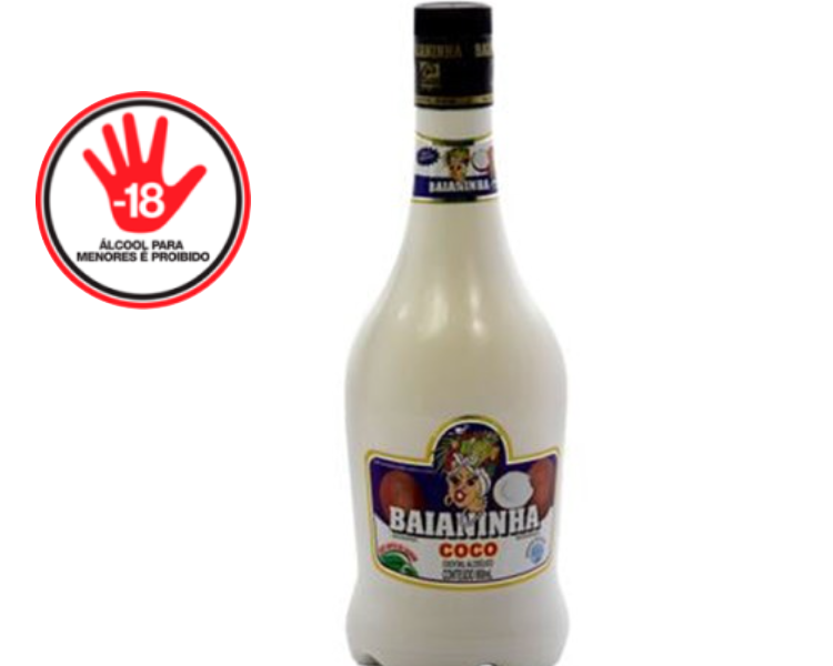 BATIDA BAIANINHA COCO 500ML