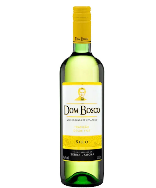 VINHO DOM BOSCO BRANCO SECO 750ML