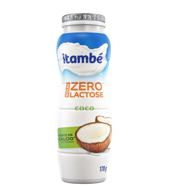 IOGURTE ITAMBÉ COCO ZERO LACTOSE GARRAFA 170G