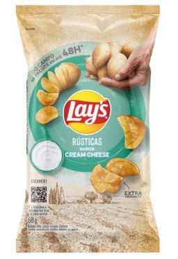 BATATA LAYS RUST CREAM CHEESE 68G