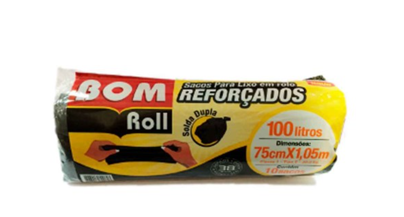 SACO P/ LIXO BOM ROLO 100L C/10