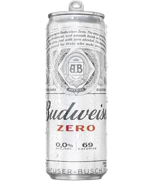 CERVEJA BUDWEISER ZERO 350ML LANÇAMENTO SLEEK