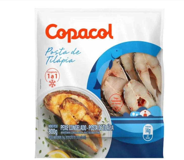 POSTA DE TILAPIA COPACOL 800GR