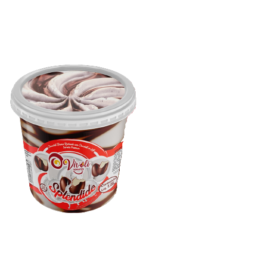 SORVETE TIELLO SPLENDIDO CHOCOLATE LEITE BRANCO 1,8 L