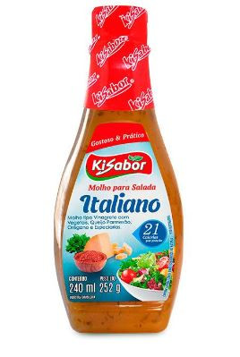 MOLHO SALADA KISABOR ITALIANO 240 GRAMAS