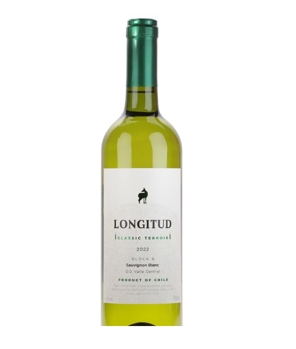 VINHO CHILENO LONGITUD CLASSIC TERROIR SAUVIGNON BLANC 750ML