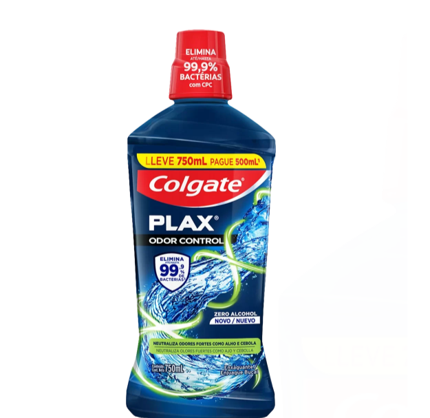 ENXAGUANTE BUCAL ZERO ÁLCOOL COLGATE PLAX ODOR CONTROL