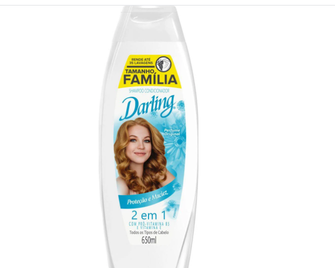 SHAMPOO 2 EM 1 DARLING 650ML