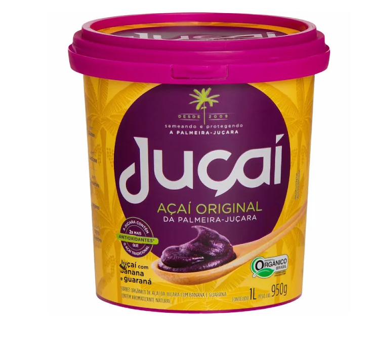 AÇAI ORIGINAL ORGANICO GUARANA E BANANA 1L