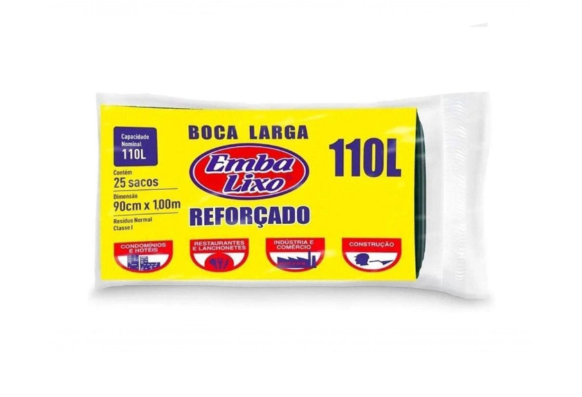 SACO LIXO EMBALIXO REFORCADO 110L