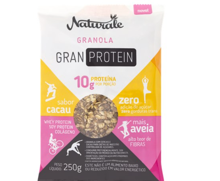 GRANOLA NATURALE GRAN PROTEIN CACAU.250G