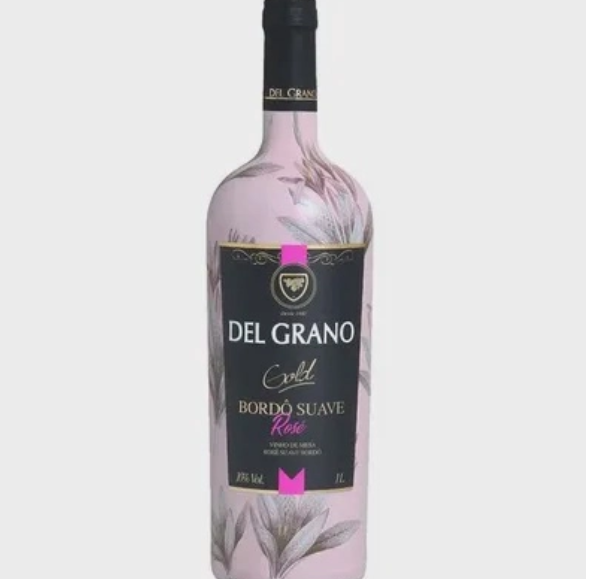 VINHO GOLD BORDÔ SUAVE ROSÉ 1L