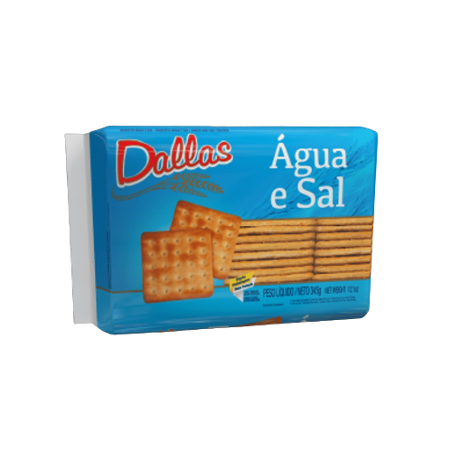 BISCOITO DALLAS AGUA E SAL 345 G