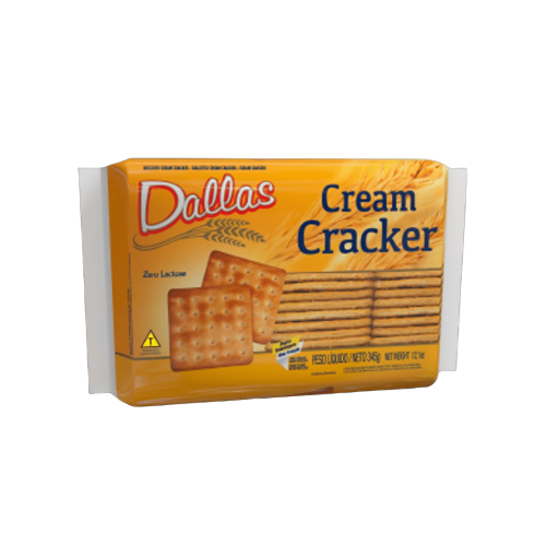 BISCOITO DALLAS CREAM CRACKER TRADICIONAL 345 G