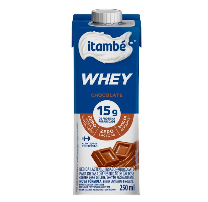 BEBIDA LACTEA ITAMBÉ WHEY CHOCOLATE 250ML