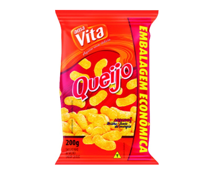 SALGADINHO DE MILHO SABOR QUEIJO 200G AMAVITA