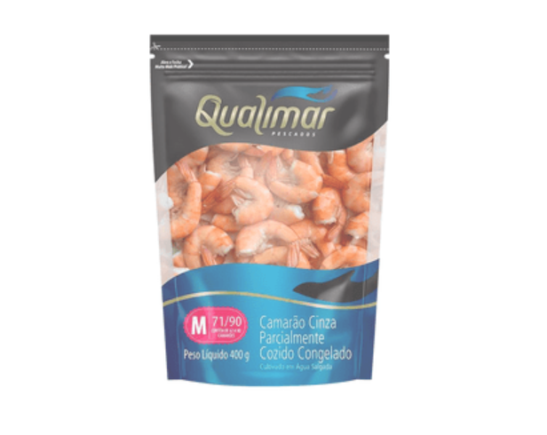 CAMARÃO QUALIMAR CINZA S/ CASCA 400G