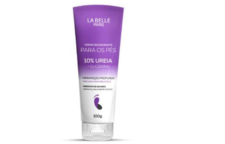 CREME PARA PÉS LA BELLE PARIS 100G 10% UREIA + GLICERINA