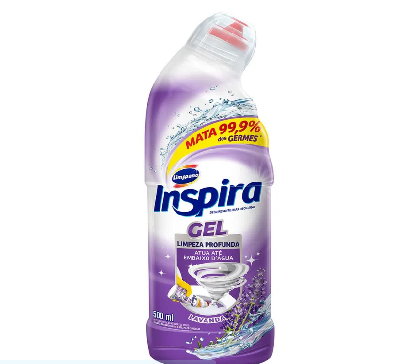 INSPIRA GEL LIMP.SANITARIO LAVANDA 500ML