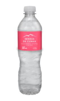 ÁGUA MINERAL SERRAS DE CUNHA COM GÁS 500ML