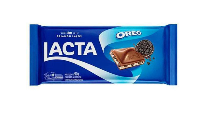 CHOCOLATE LACTA AO LEITE OREO 90G