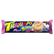 BISCOITO TRAKINAS BUBBALOO TUTT FRUTTI 126GR