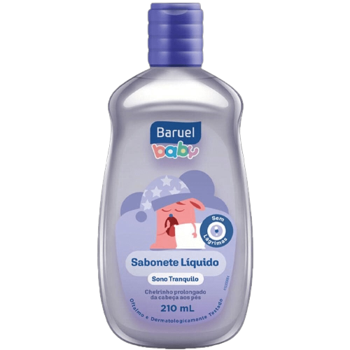 SABONETE LIQUIDO BARUEL BABY SONO TRANQUILO 210 ML