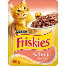 ALIMENTO PARA GATO FRISKIES SALMAO AO MOLHO SCH 85 GR