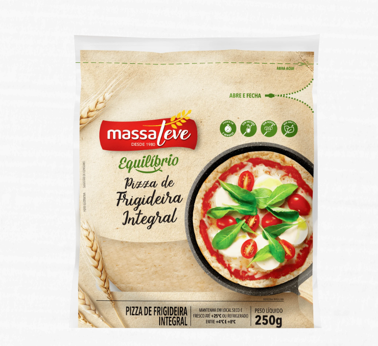 PIZZA DE FRIGIDEIRA INTEGRAL 250G