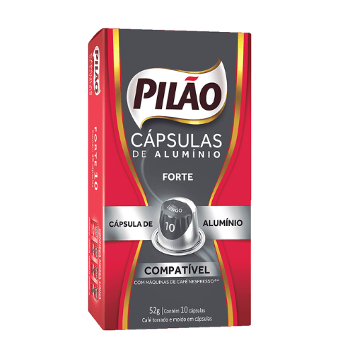 CÁPSULA DE CAFÉ LUNGO 10 10X5,2G PILÃO