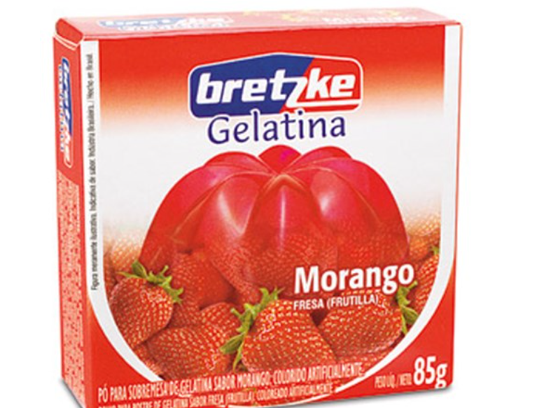 GELATINA BRETZKE FRAMBOESA 85G