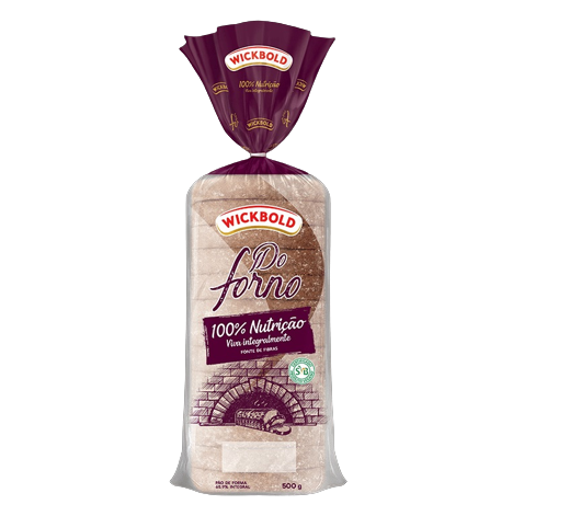 PÃO DE FORMA WICKBOLD DO FORNO 100% NUTRIÇÃO 500 G