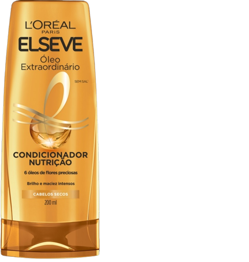 CONDICIONADOR ELSEVE ÓLEO EXTRAORDINÁRIO NUTRIÇÃO CABELOS SECOS 200 ML