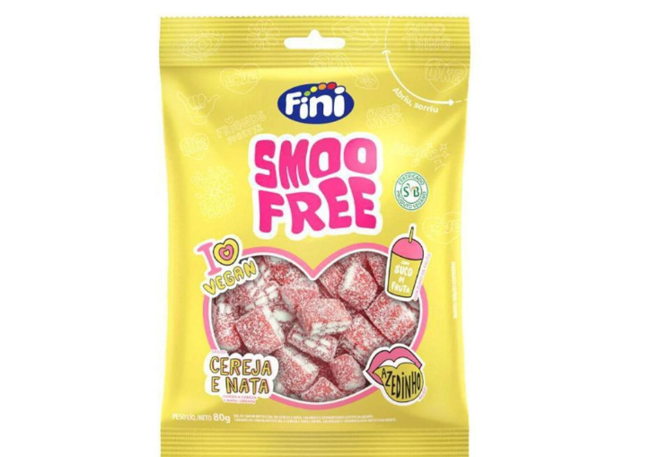 BALA SMOOFREE CITRICO CEREJA E NATA 80G FINI