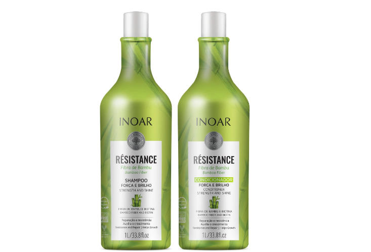 KIT RÉSISTANCE FIBRA DE BAMBU 1L (SHAMPOO, CONDICIONADOR)