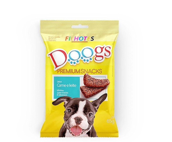 BIFINHO DOOGS CARNE E LEITE PARA CÃES - 65 G