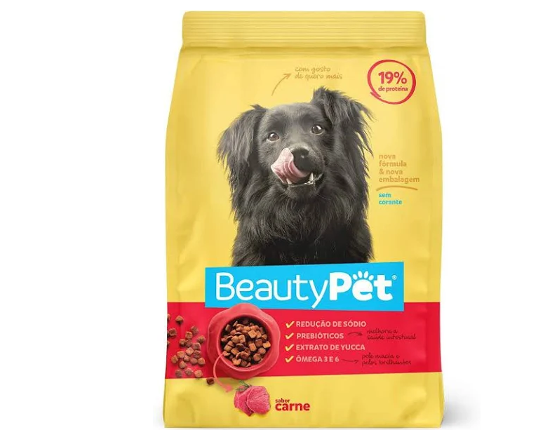 RACAO CAES BEAUTY PET 5kg CARNE